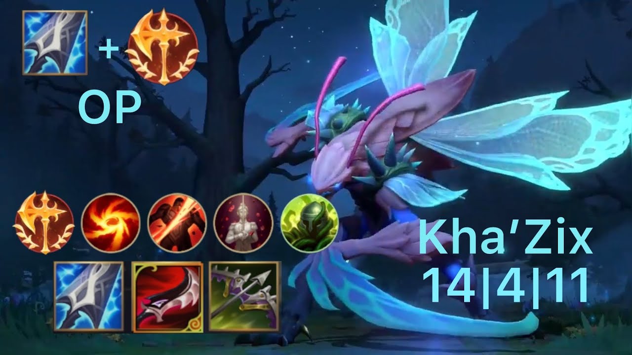 WILD RIFT | KHA’ZIX JG GAMEPLAY |14-4-11| KHA’ZIX BUILD RUNES