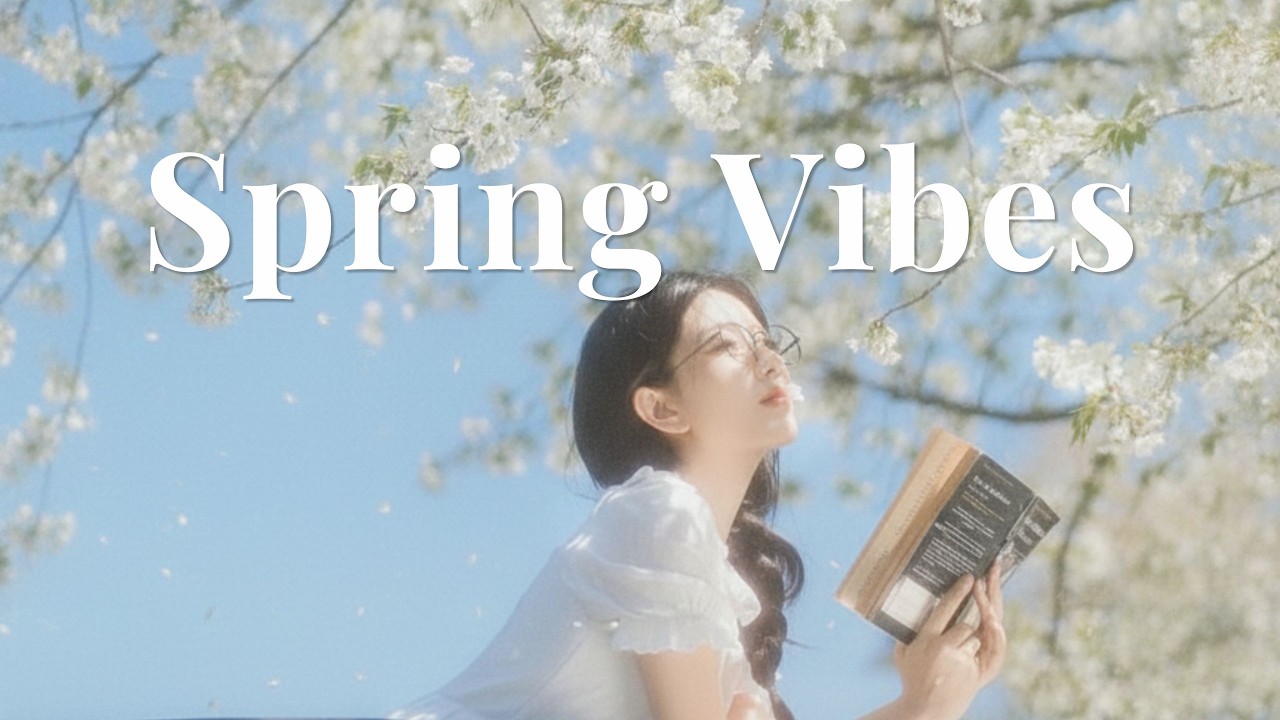 벚꽃 아래, 조용히 책 읽는 시간 🌸📖 | Spring Lofi Study & Reading Playlist
