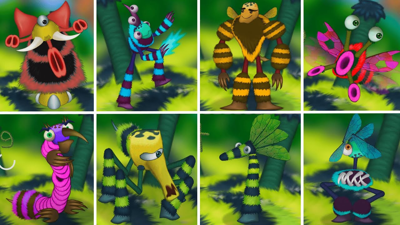 All Monsters Humbug Island (My Singing Monsters) by CheezeDibbles