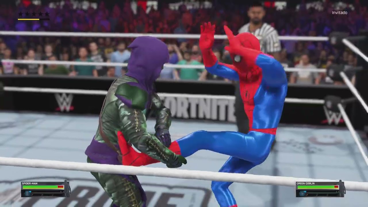 SUMMER SLAM:DUENDE VERDE VS Spider-Man