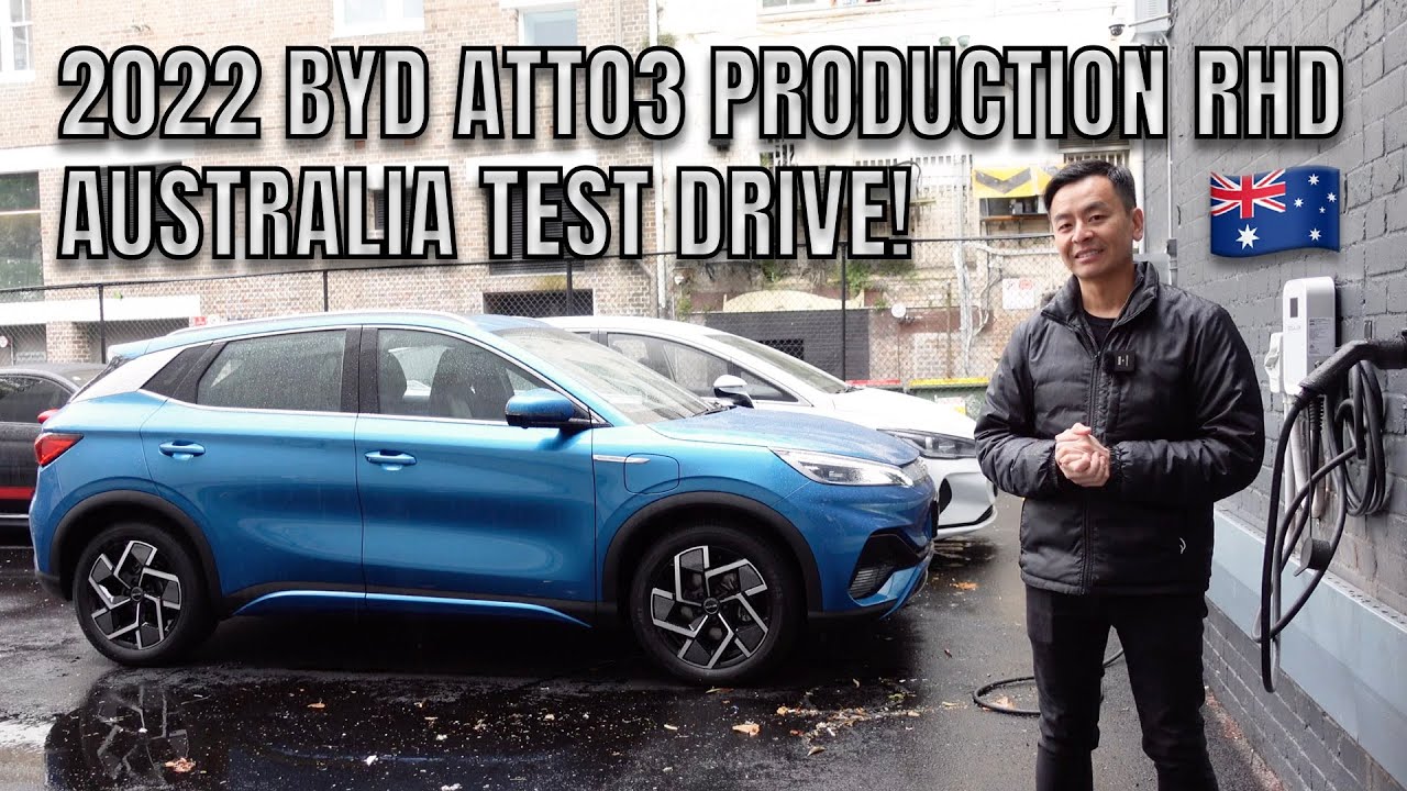 Тест-драйв и осмотр серийного ATTO3 RHD BYD AUSTRALIA 2022 года
