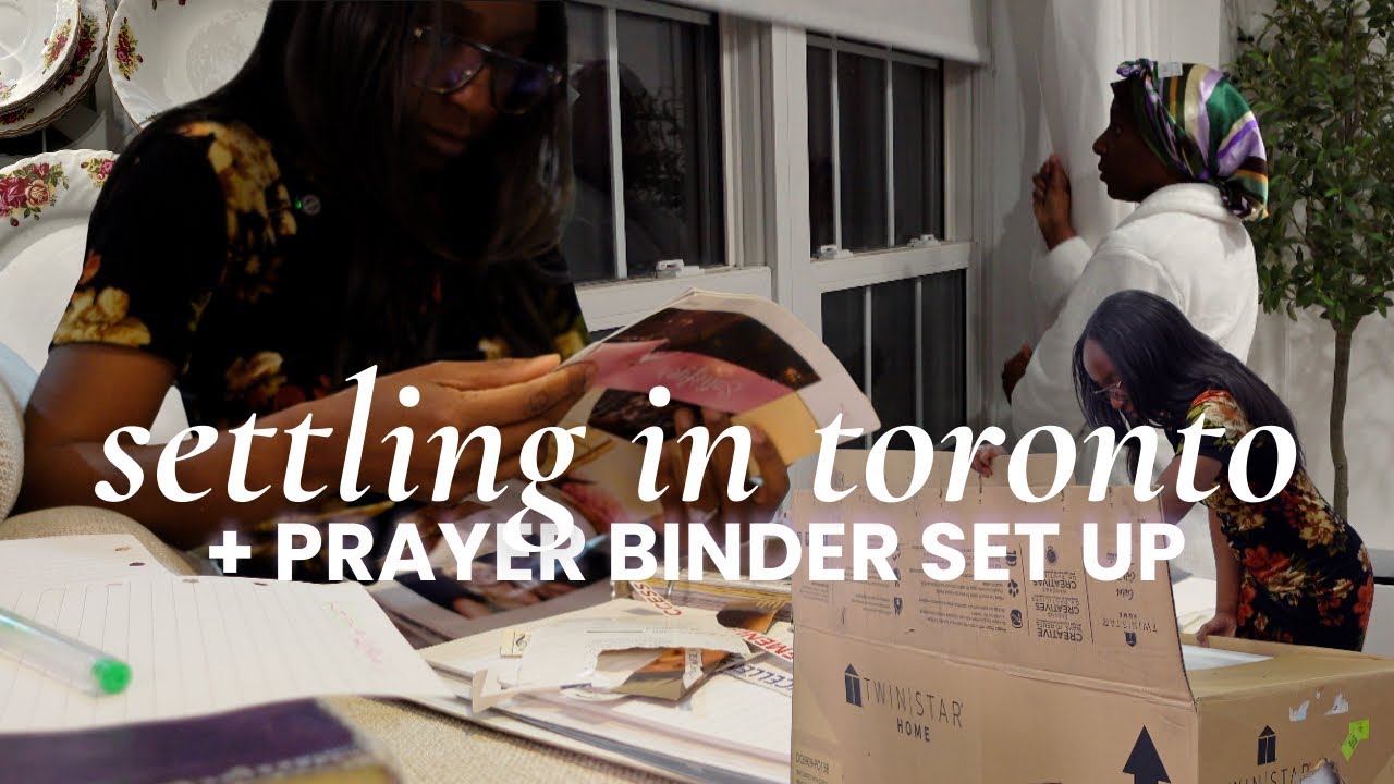 First Day in Canada 🇨🇦 2026 Prayer Binder and Junk Journal Set Up | New Furniture (New Year Reset)
