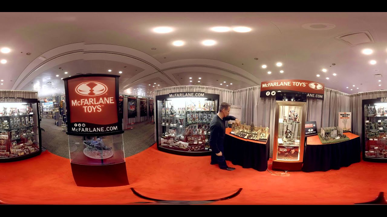 Todd McFarlane and McFarlane Toys EXCLUSIVE 360 video at Toy Fair 2016!