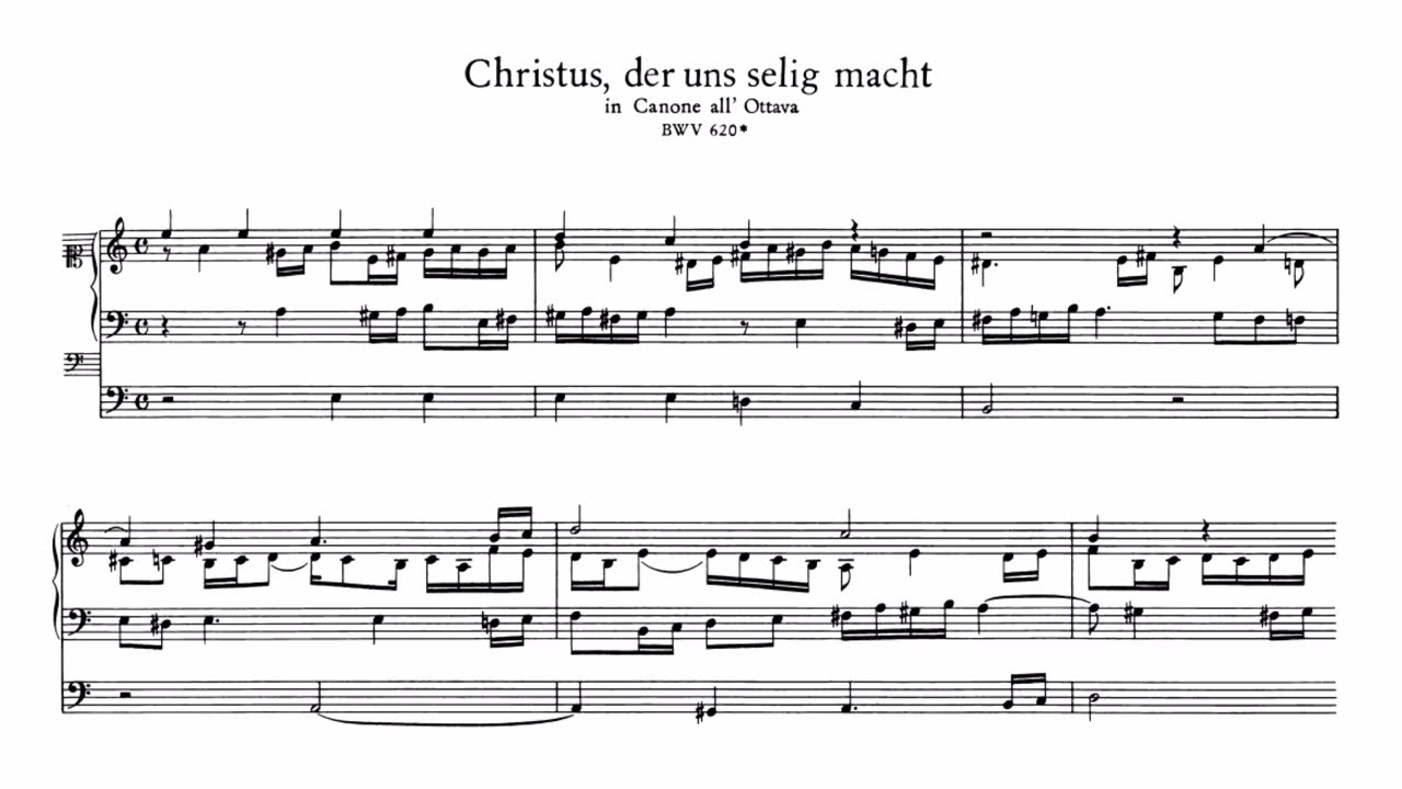 J. S. Bach - Chorale Prelude 