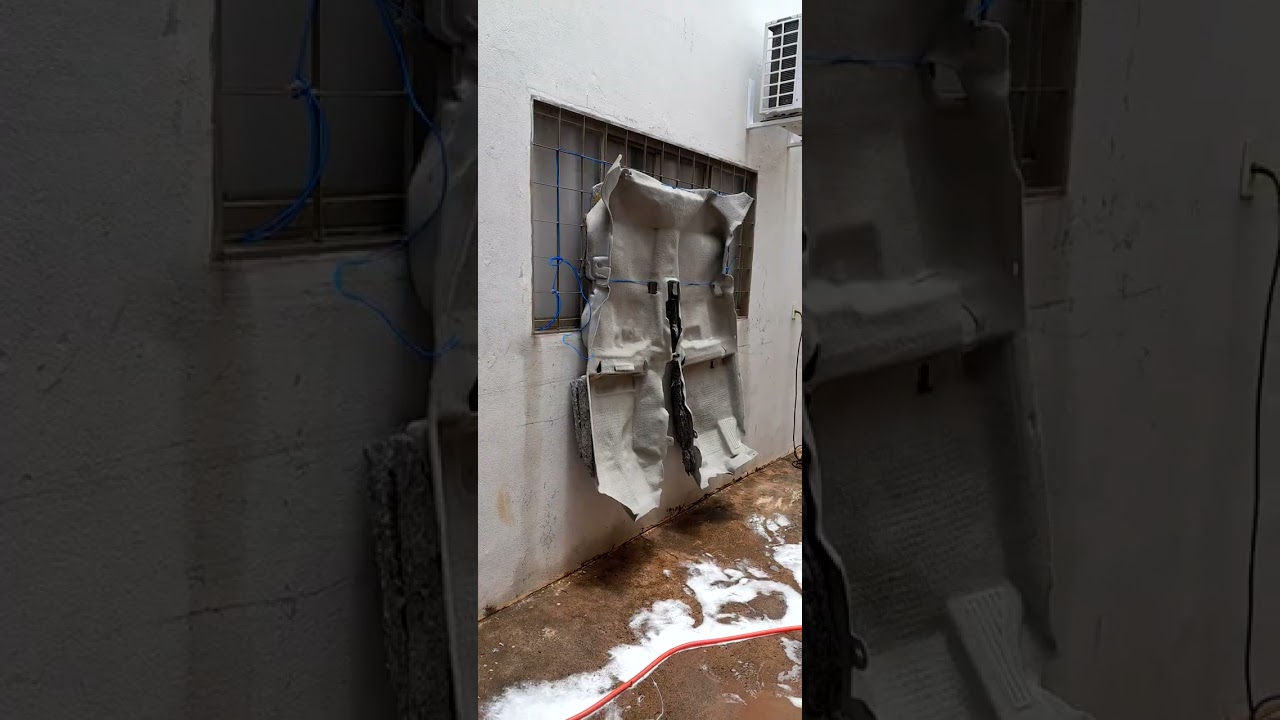Retirei o carpete do corolla #Estética #lavagem do corolla #Estética do corolla altis 