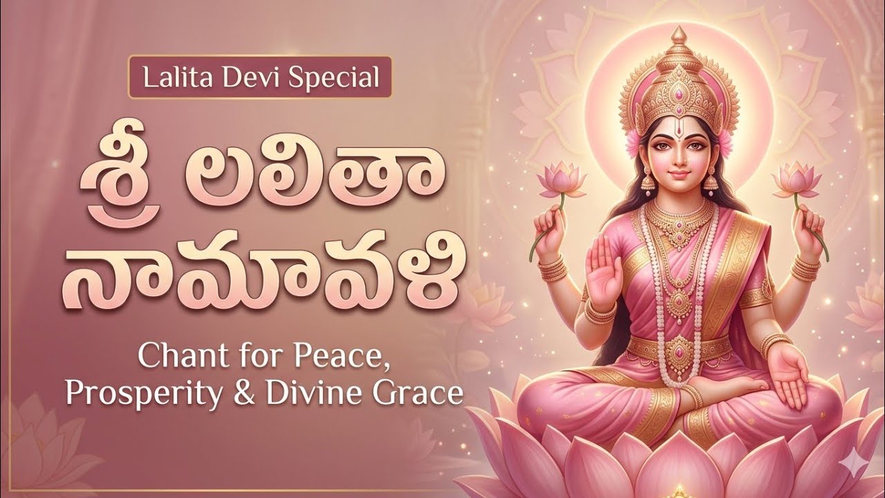 శ్రీ లలితా 36 నామావళి | Friday Special Lalitha Devi Namavali | Powerful Divine Chanting