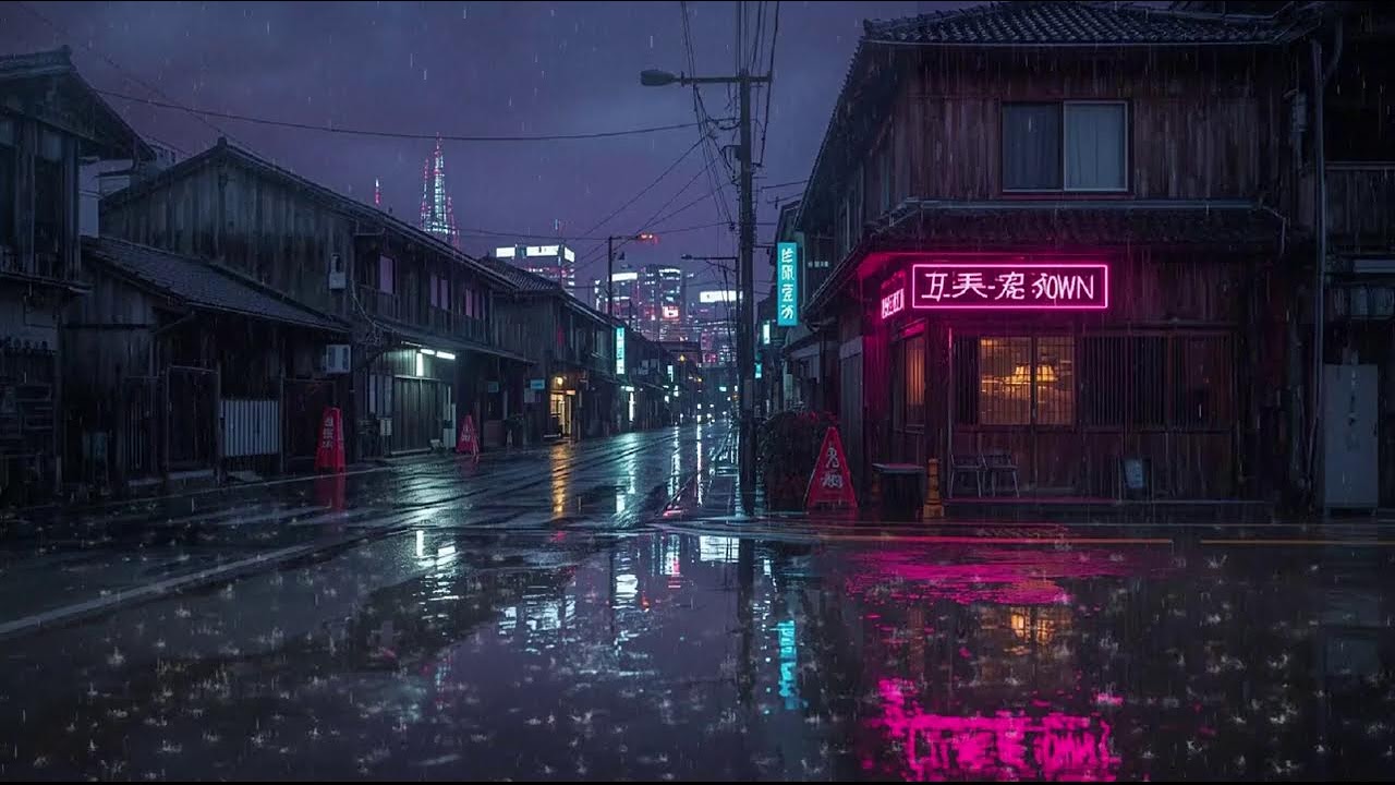 Rainy Night Lofi Mix 🌙 Calm Chillhop Beats to Relax, Study & Sleep #71
