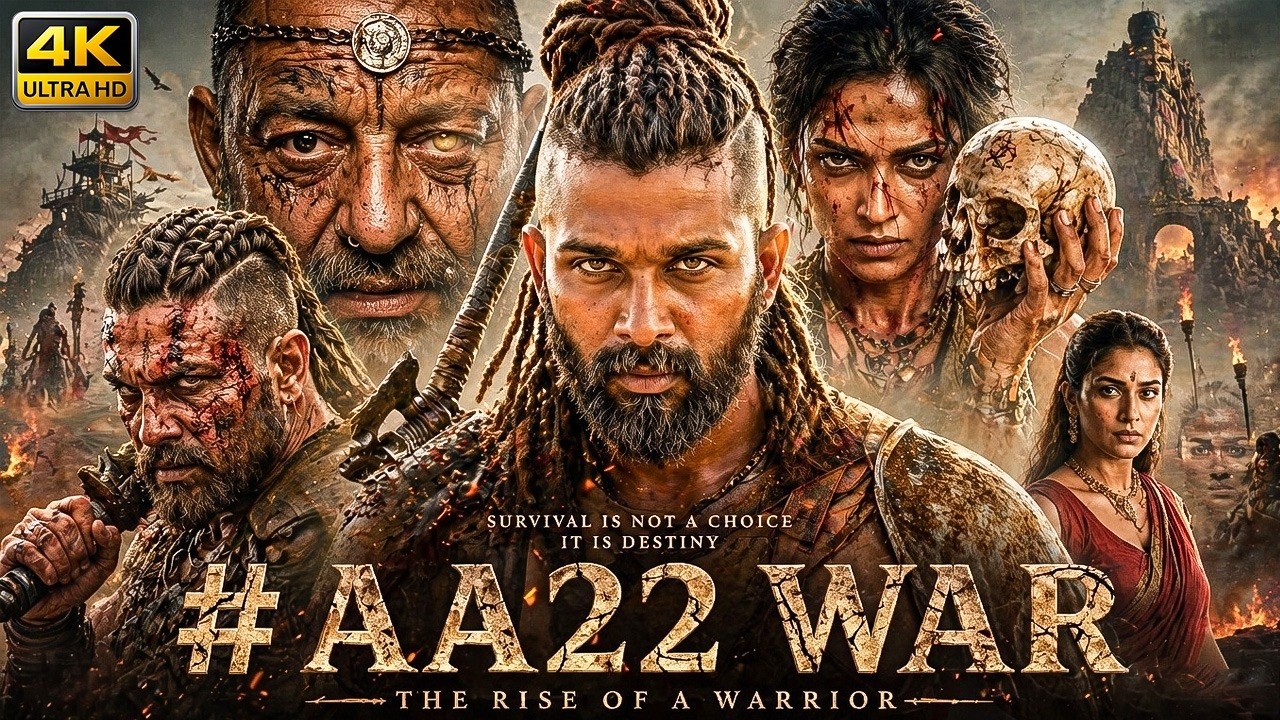 Allu Arjun & Deepika Padukone | #AA22 War (2026) New Action Thriller South Movie HD In Hindi