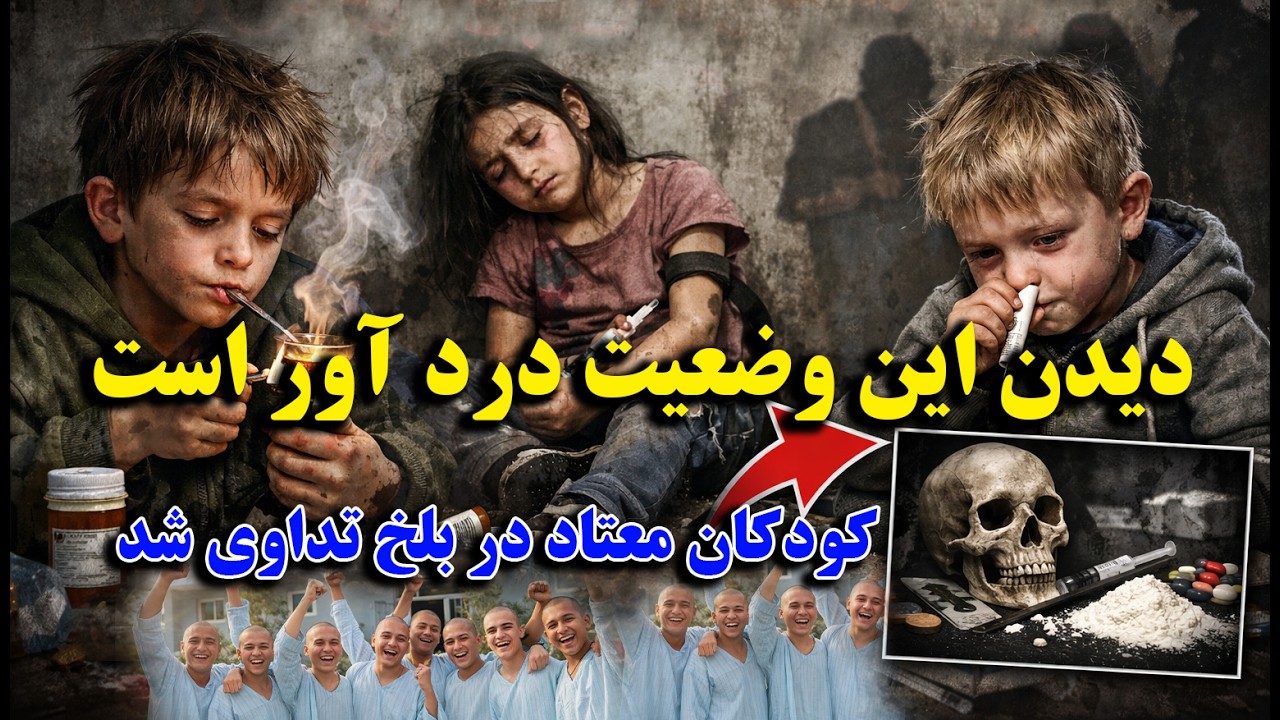 در مرکز تداوی ۴۰ بستر معتادین ولایت بلخ، کودکان و نو جوانان، بعد از درمان فارغ شدند.