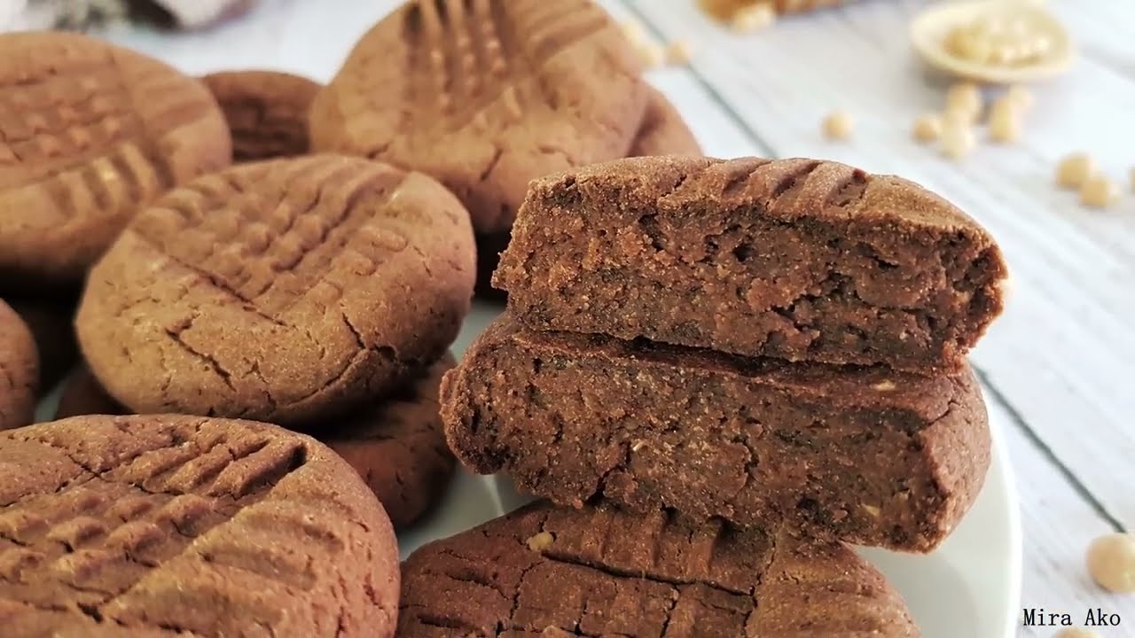 The Best Vegan Chocolate Protein Cookies | Gluten-Free & Sugar-Free Cookies | ASMR