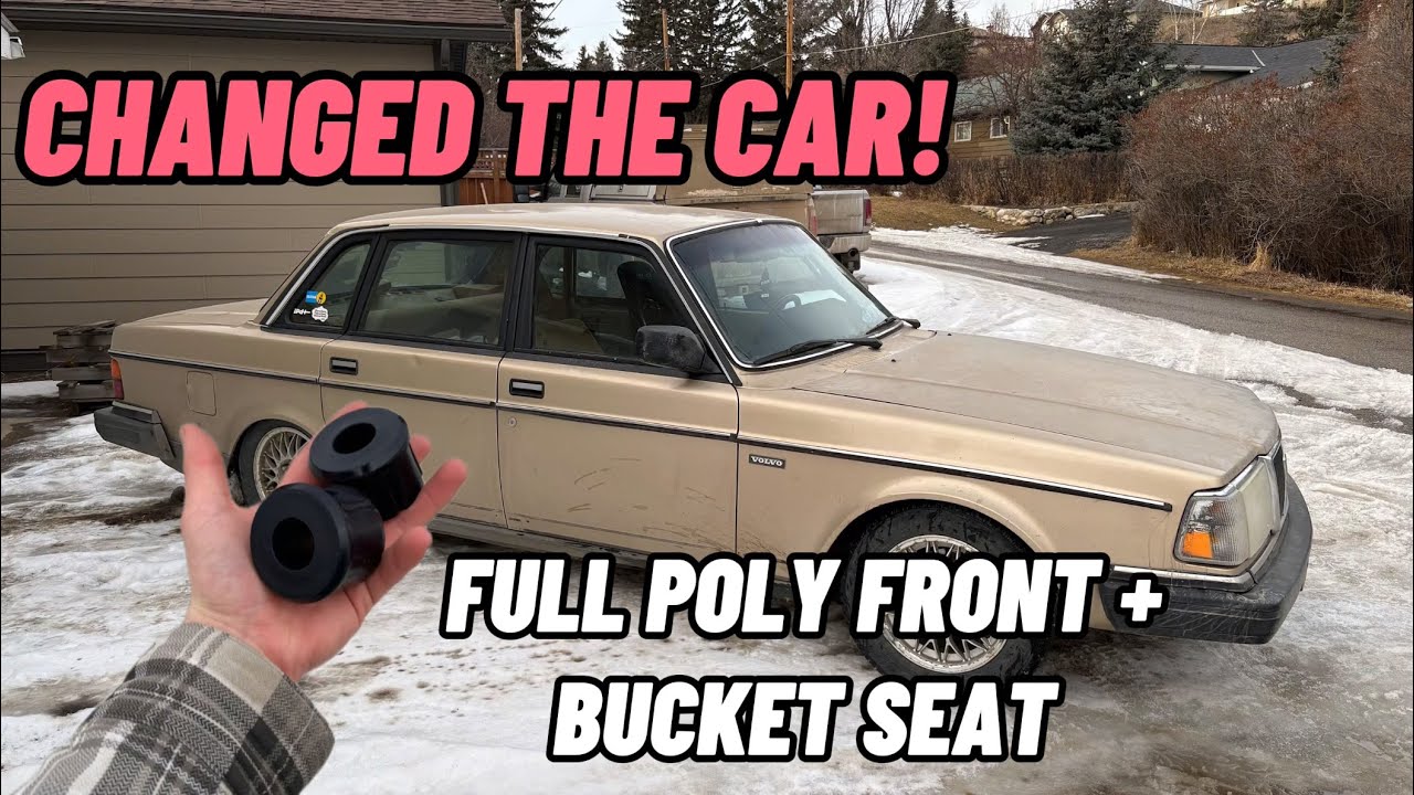 This Completely Changed My Volvo 240… (Full poly + bucket seat)