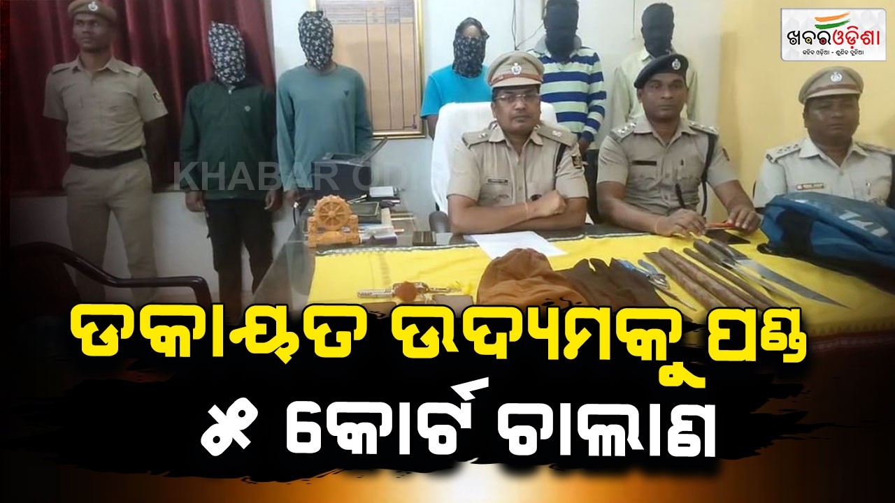 ଡକାୟତ ଉଦ୍ୟମକୁ ପଣ୍ଡ , ୫ କୋର୍ଟ ଚାଲାଣ | Nabarangapur | Khabar Odisha