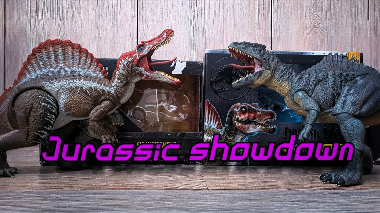 Jurassic showdown Ep1:hc Spinosaurus vs gigantosaurus