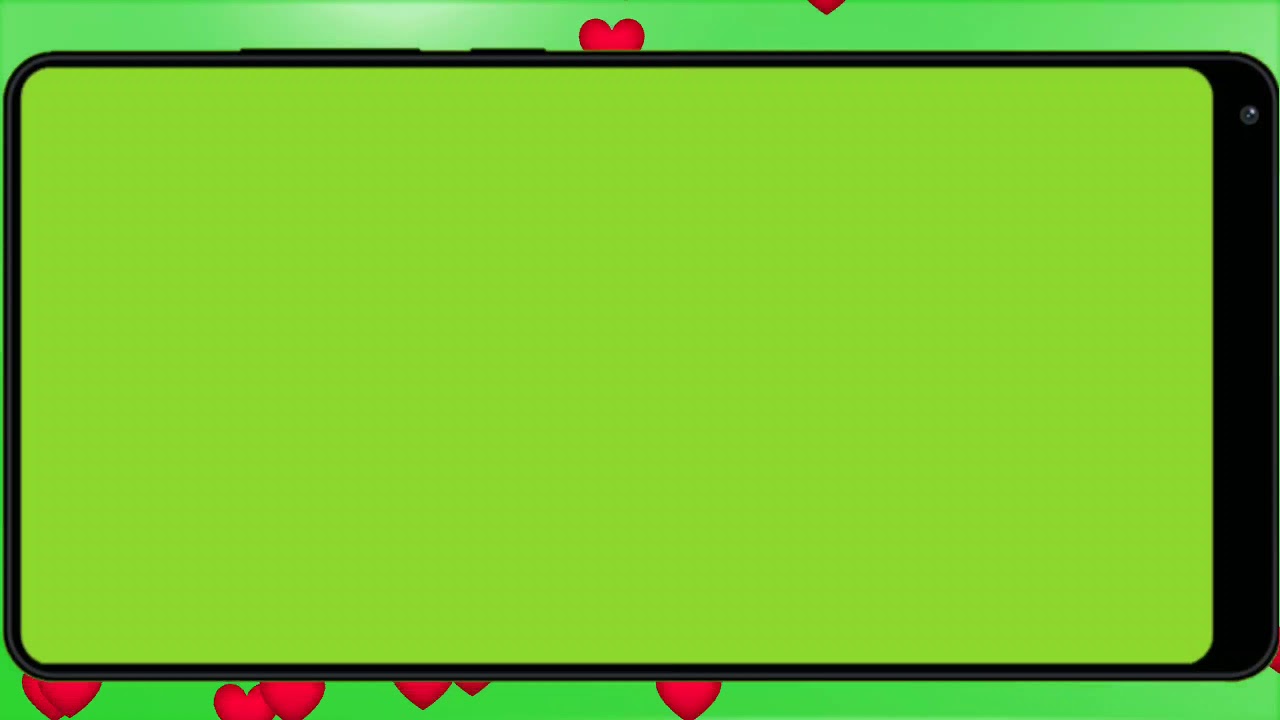 landscape mobile frame greenscreen