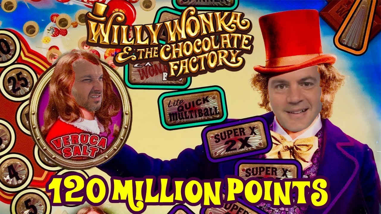 Willy Wonka Pinball - 120 Million Point Rollover - Eric Stone