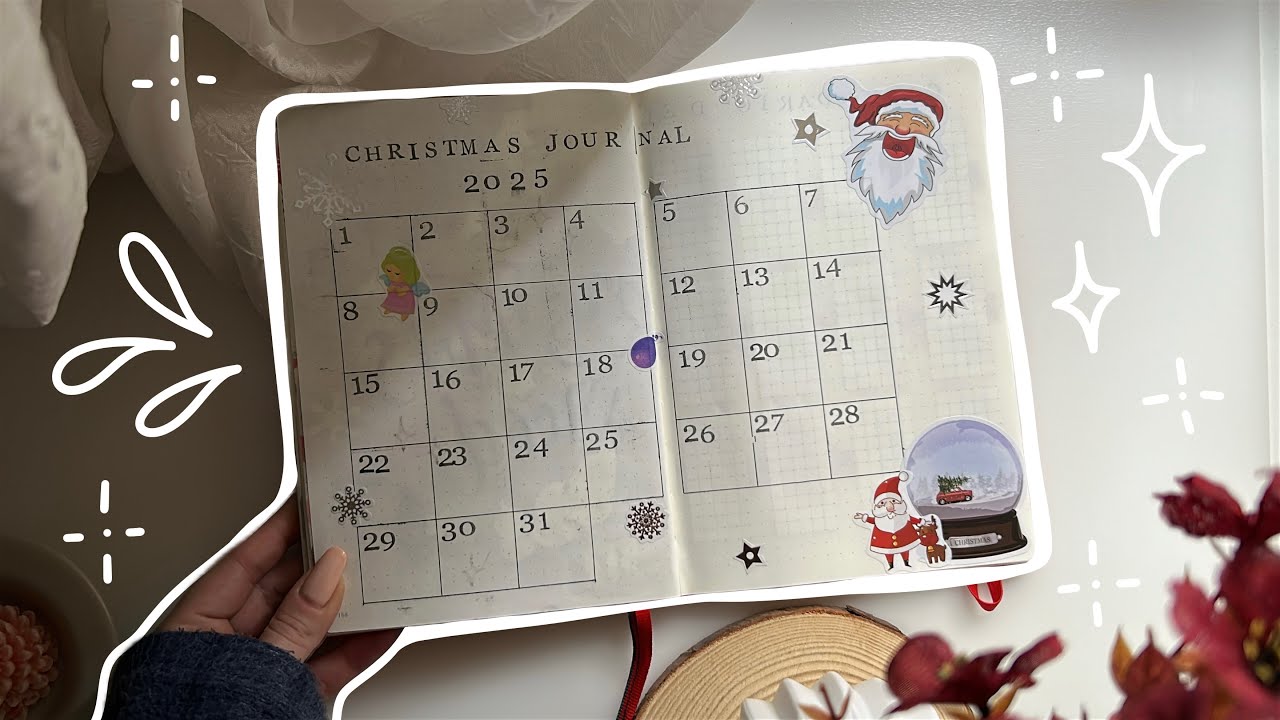 CHRISTMAS JOURNAL 2025 🎄 come ho preparato il quaderno del natale