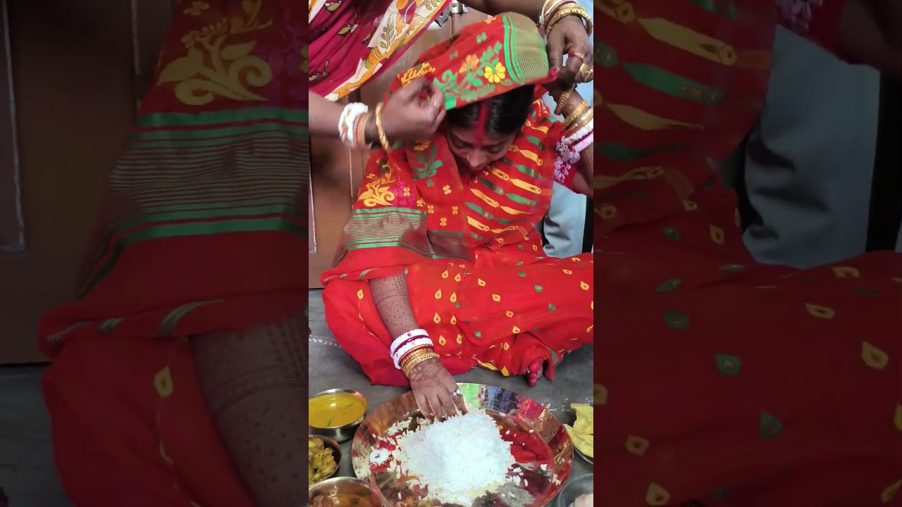 Notun bou vat khata bosa aki holo #viralvideo #volgvidoe #biyevlog