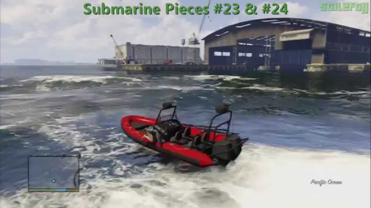 GTA 5 PS3 - 30 Submarine Pieces Guide