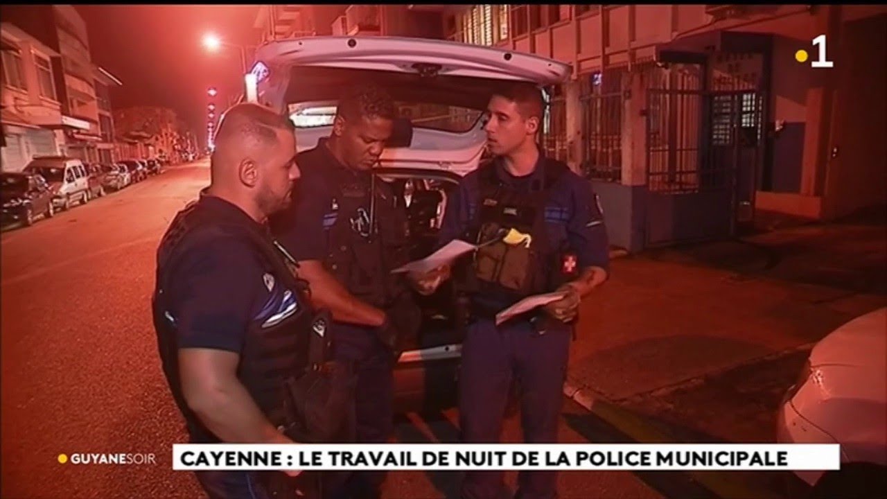 Cayenne : le travail de nuit de la police municipale