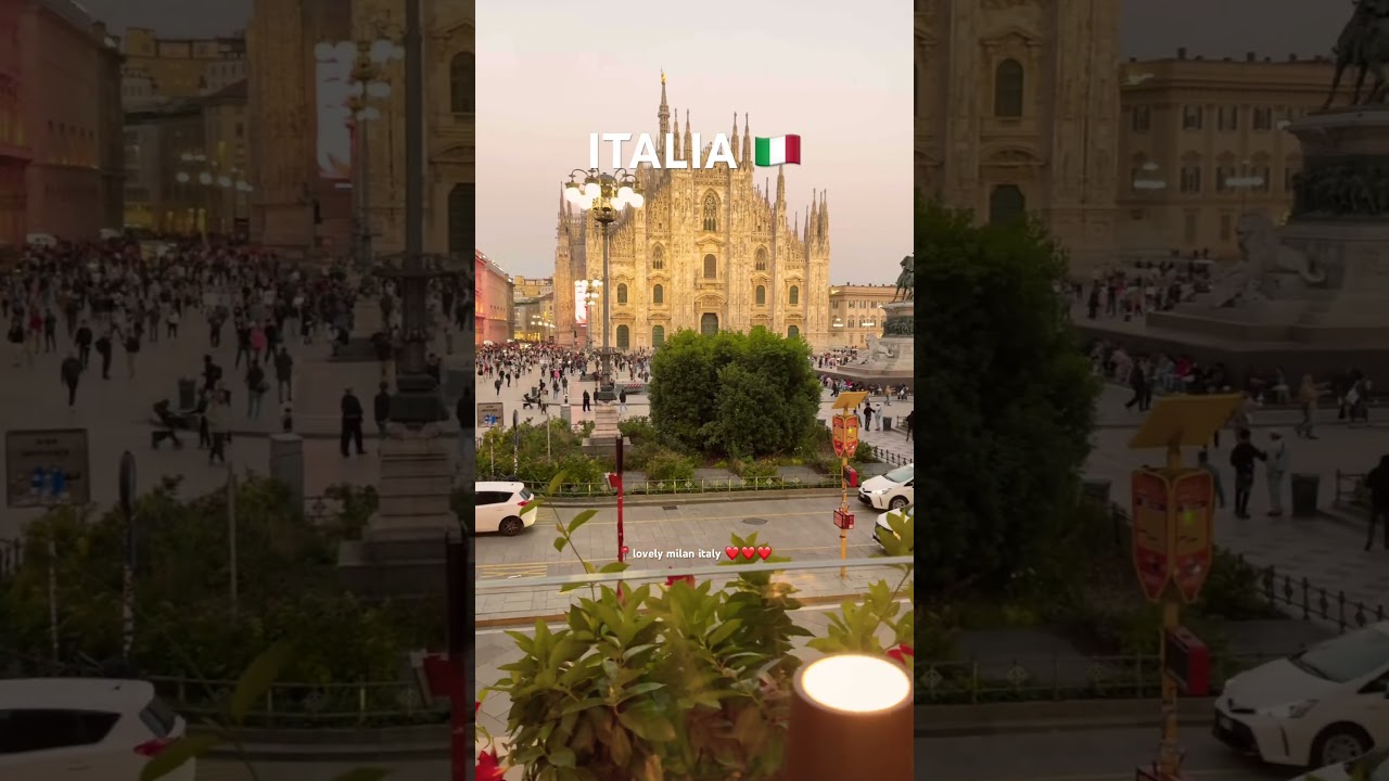 Best Places to visit italy - Milan Italy Vlog #italy #travel #travelvlog #traveltips