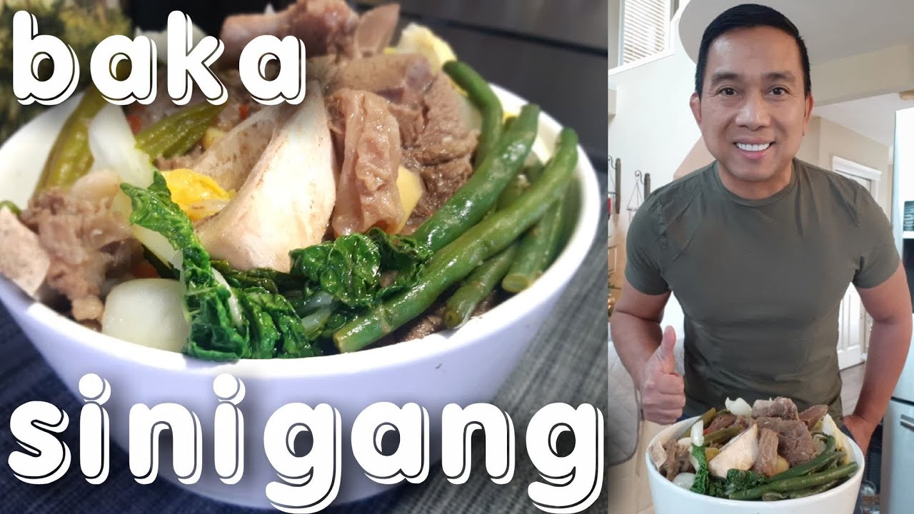 Sinigang na Baka with Taro (Gabi)