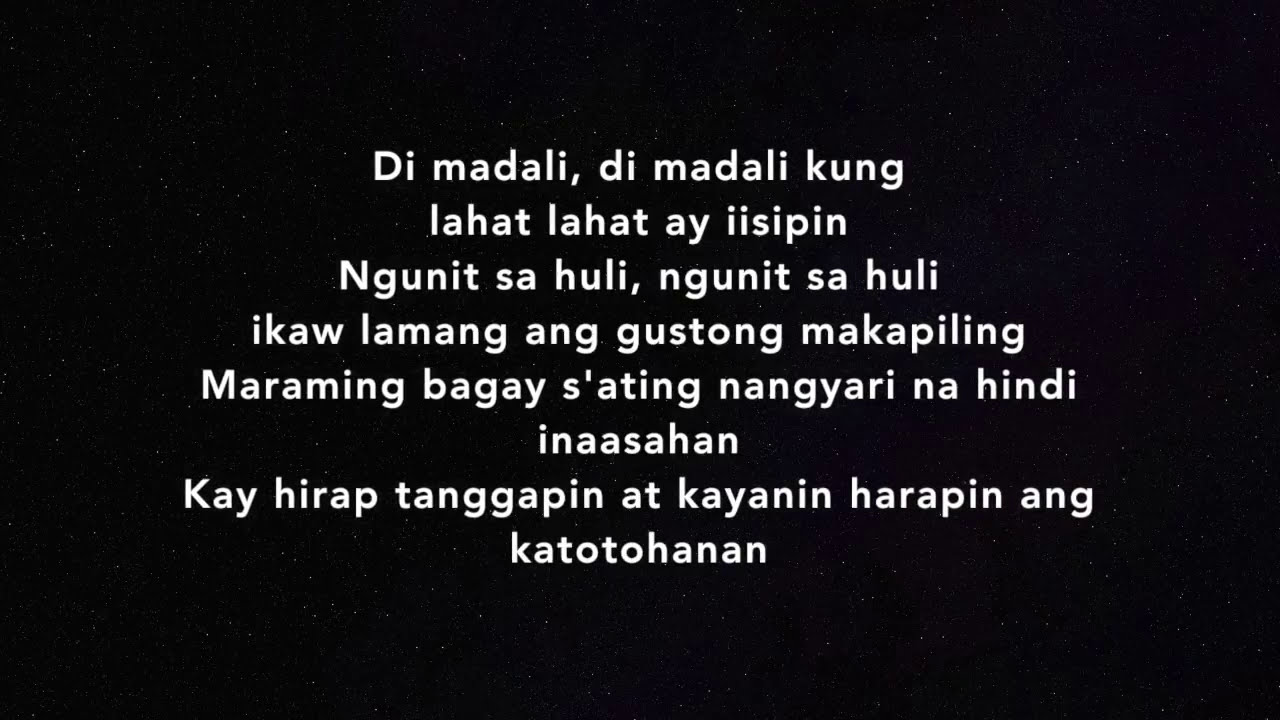 Julian Trono - Balang Araw (Lyrics)