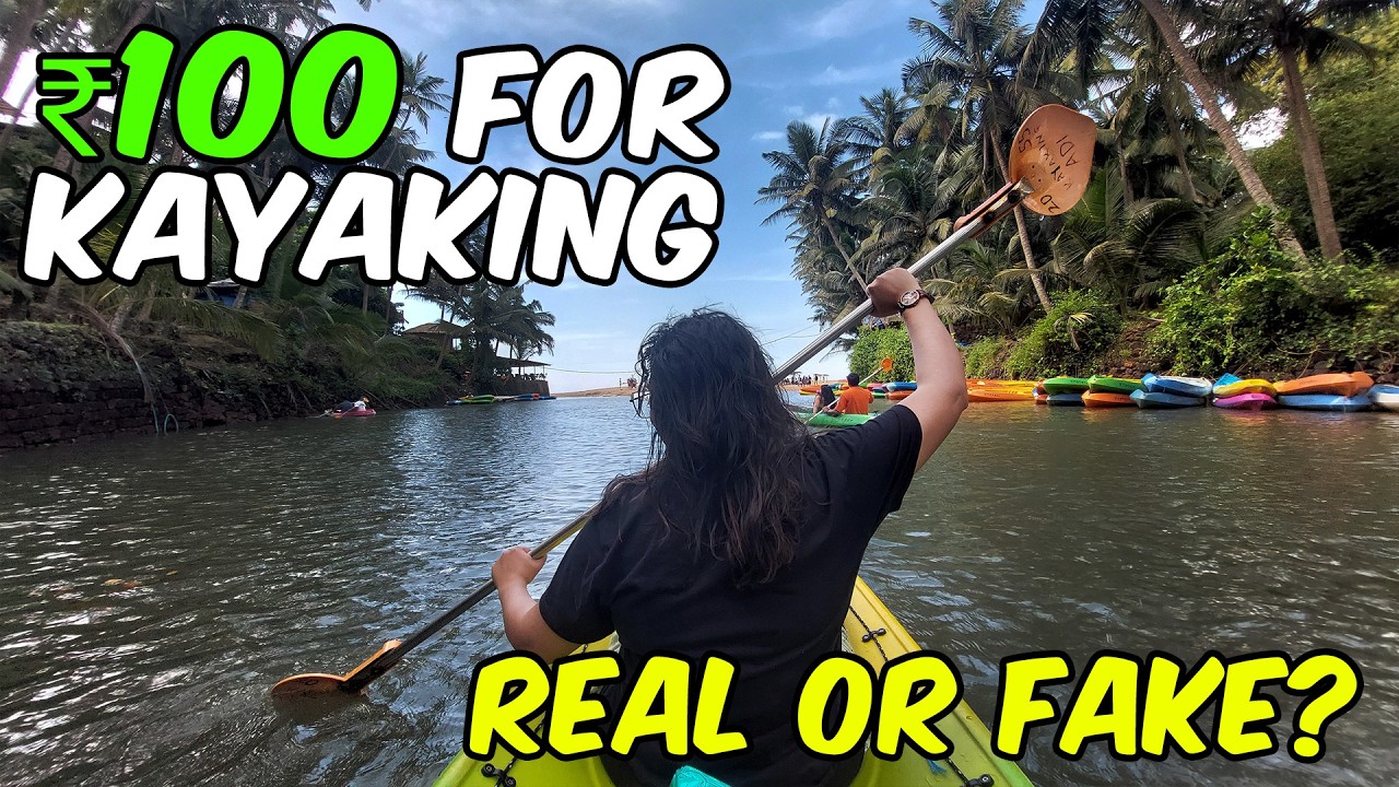Kayaking at Cola Beach for ₹100 ?? Scam Alert !! South Goa Ep. 6