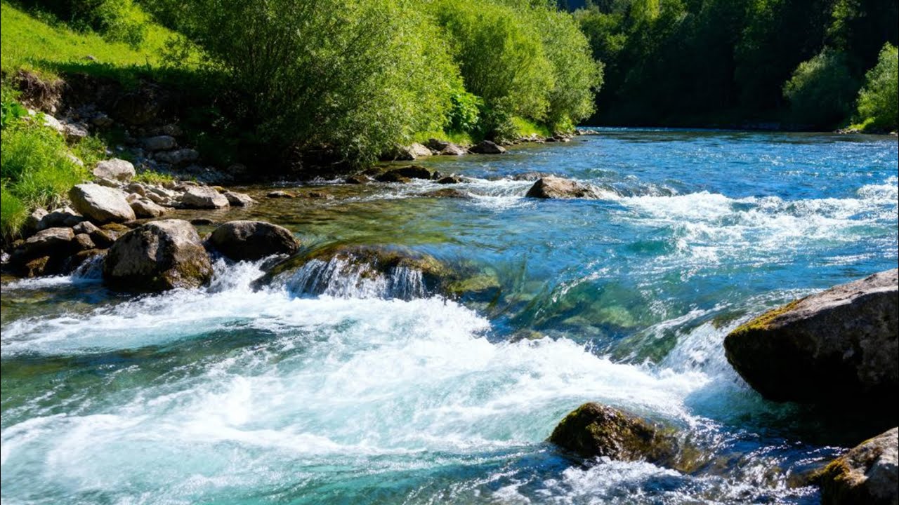 Peaceful River Sounds LIVE 🌿 Nature Ambience for Sleep & Relaxation