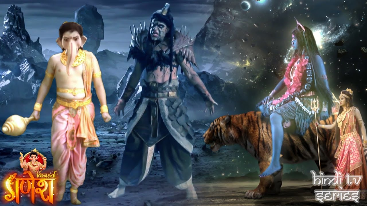 खुंखार मुख वाला शत्रु आया गणेशजी को पराजित करने..रक्षा करने पहुँची महाशक्ती |  Saturday Maha Episode