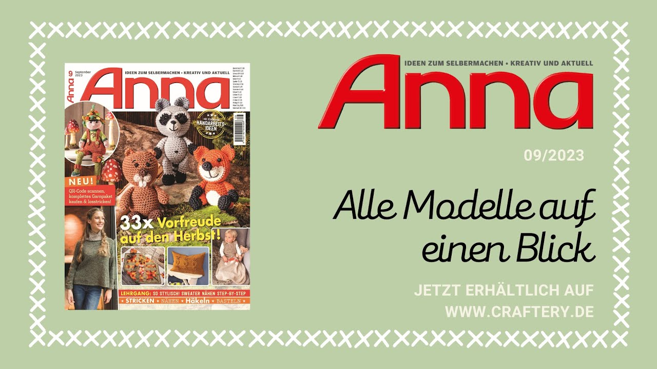 Zeitschrift Anna 9/23 - Alle Modelle auf einen Blick