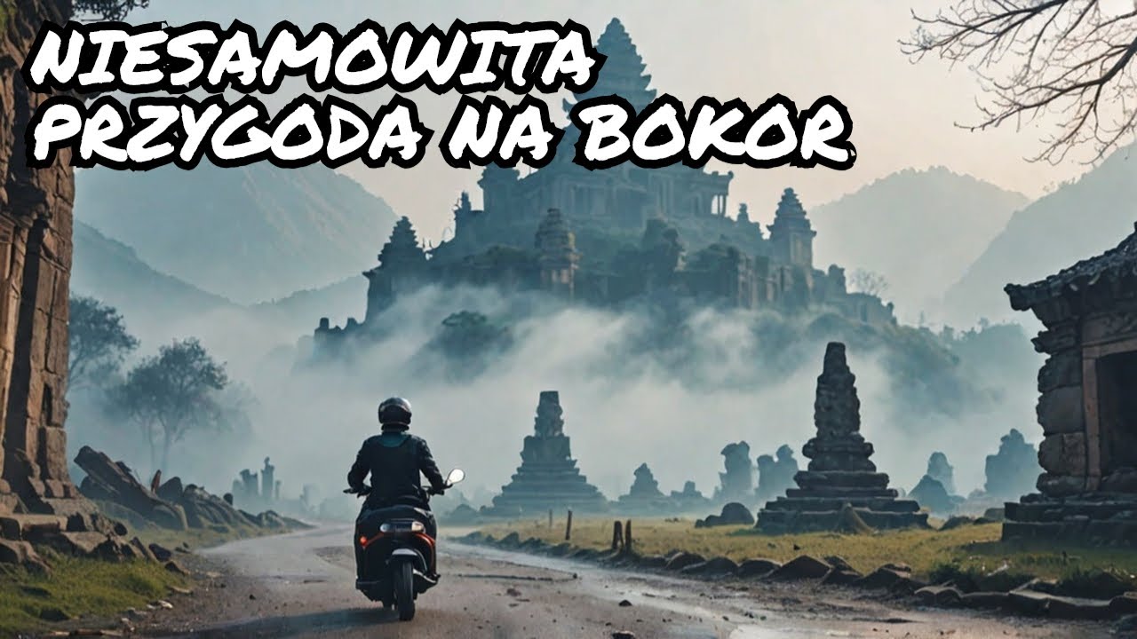 Tajemniczy Bokor Mountain | Podr&oacute;ż skuterem przez mgłę i ruiny!