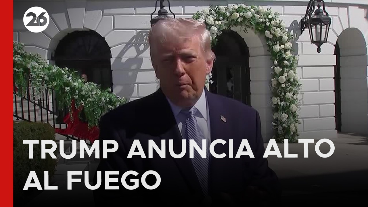 🚨 &Uacute;LTIMO MOMENTO | Trump anunci&oacute; el alto al fuego en L&iacute;bano