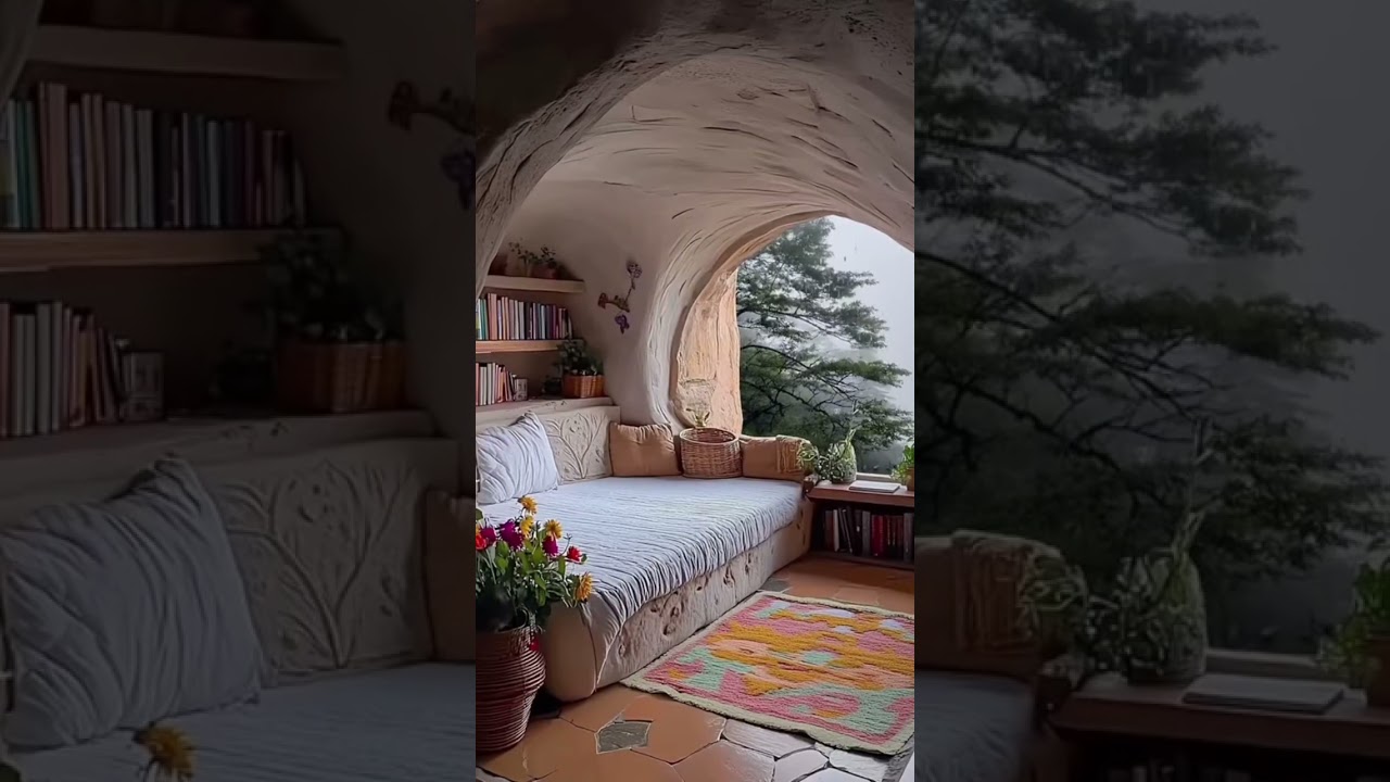 Would You Spend a Rainy Day Here? 🌧️🏡 | Cozy Cabin Ambience for Relaxation & Focus