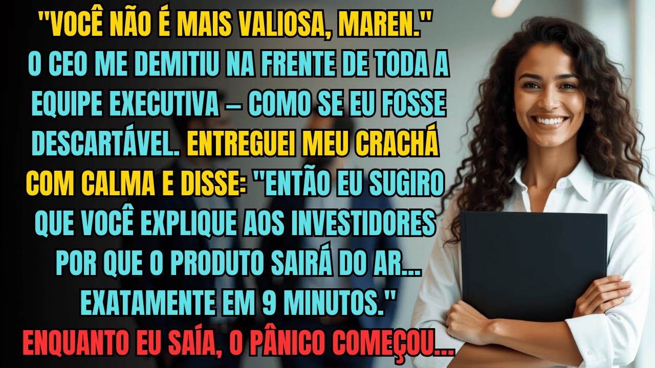 Fui Demitida Na Frente De Todos — Então Congelei O Sistema E Vi O Império Deles Desmoronar