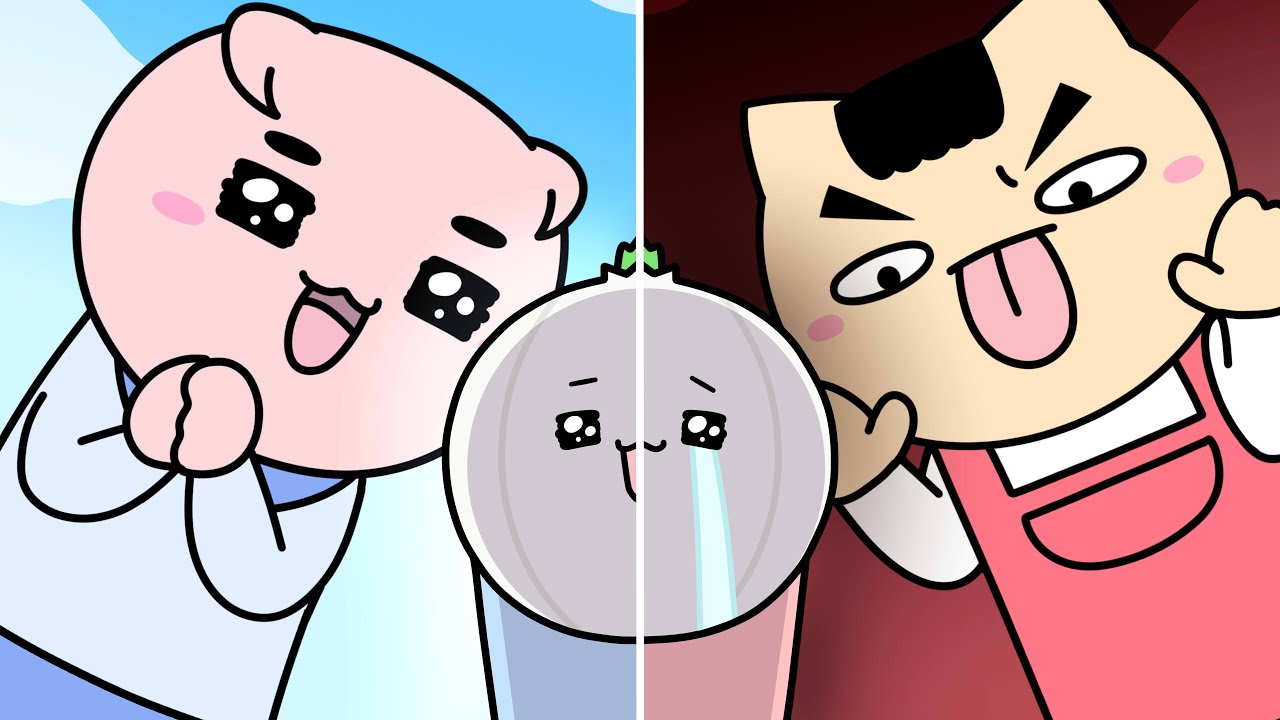 착한말 양파 VS 나쁜말 양파