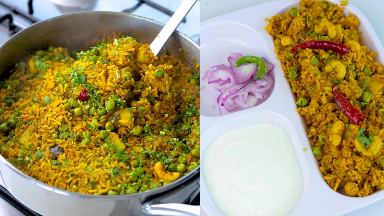 इस तरह बनाये मटर पुलाव स्वाद को चार चाँद लग जायेंगे Matar Pulao Recipe, Quick Lunch & Dinner Recipe