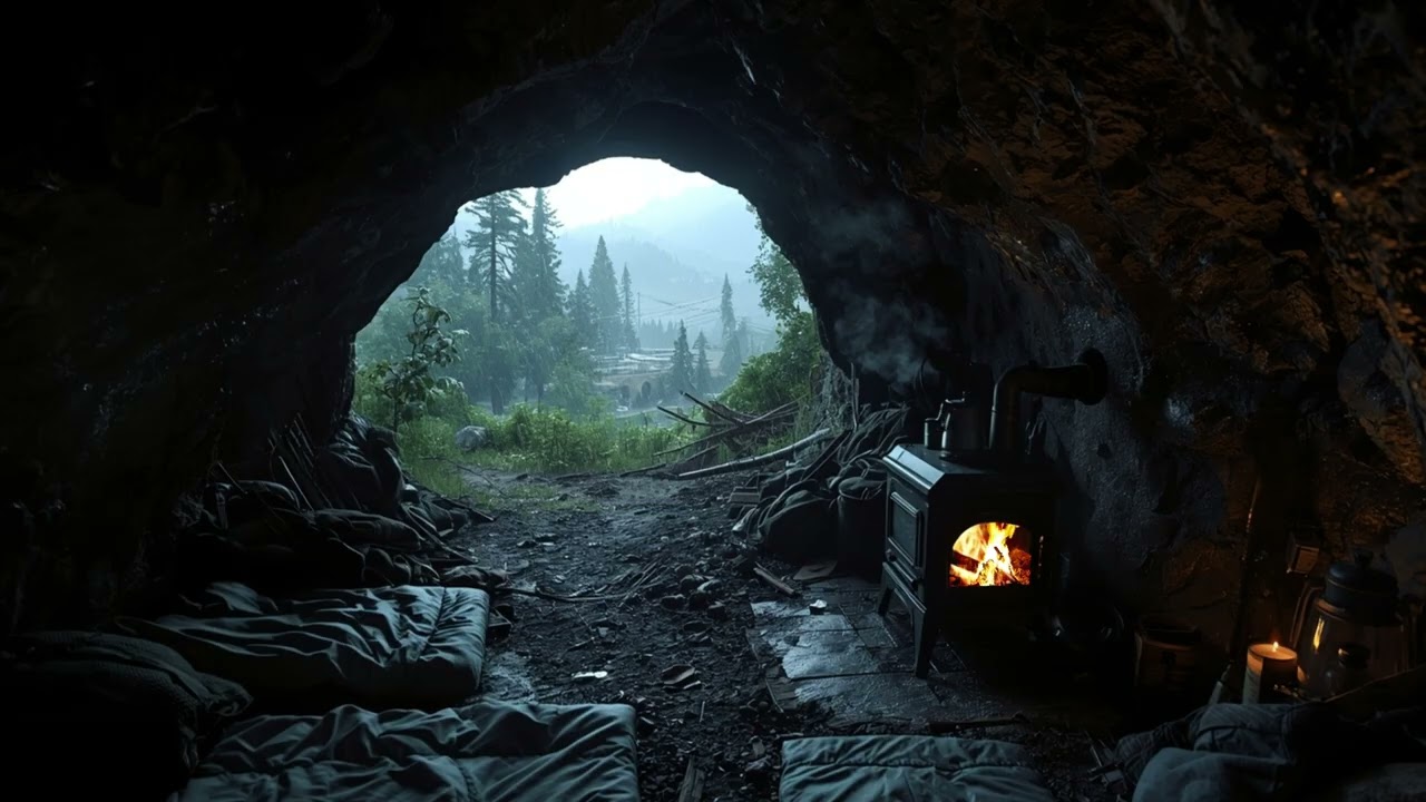 The World Is Quiet Here — Rain & Fire Ambience