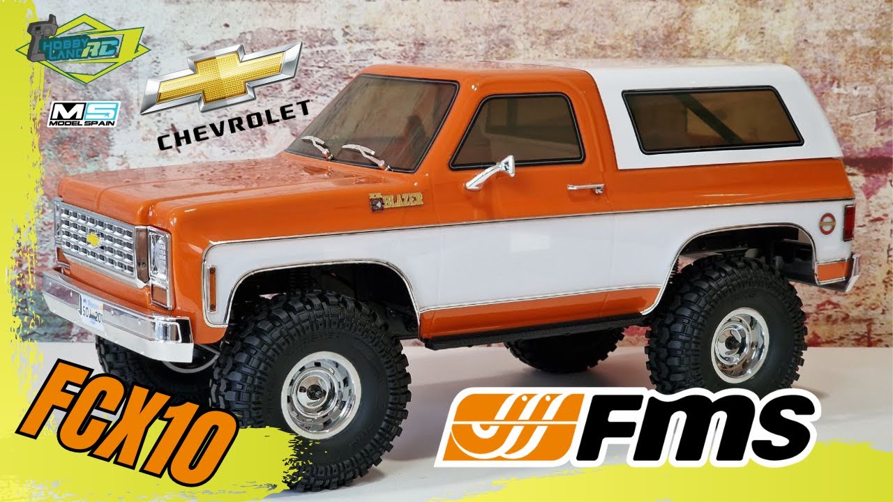 💥Espectacular💥😲🔰FMS FCX10 CHEVY K5🔰😲 UNBOXING & REVIEW en espa&ntilde;ol
