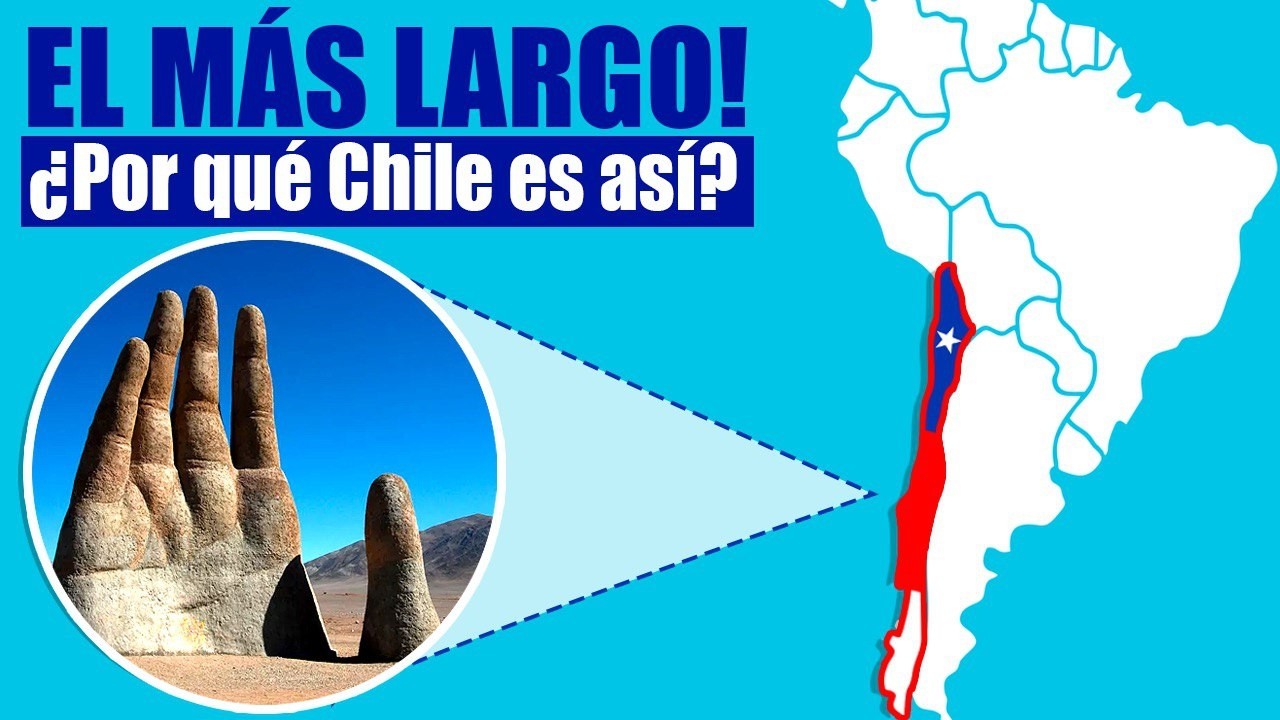 ¿Por qué Chile es el país MÁS LARGO del Mundo? (4.300 km de pura geografía)