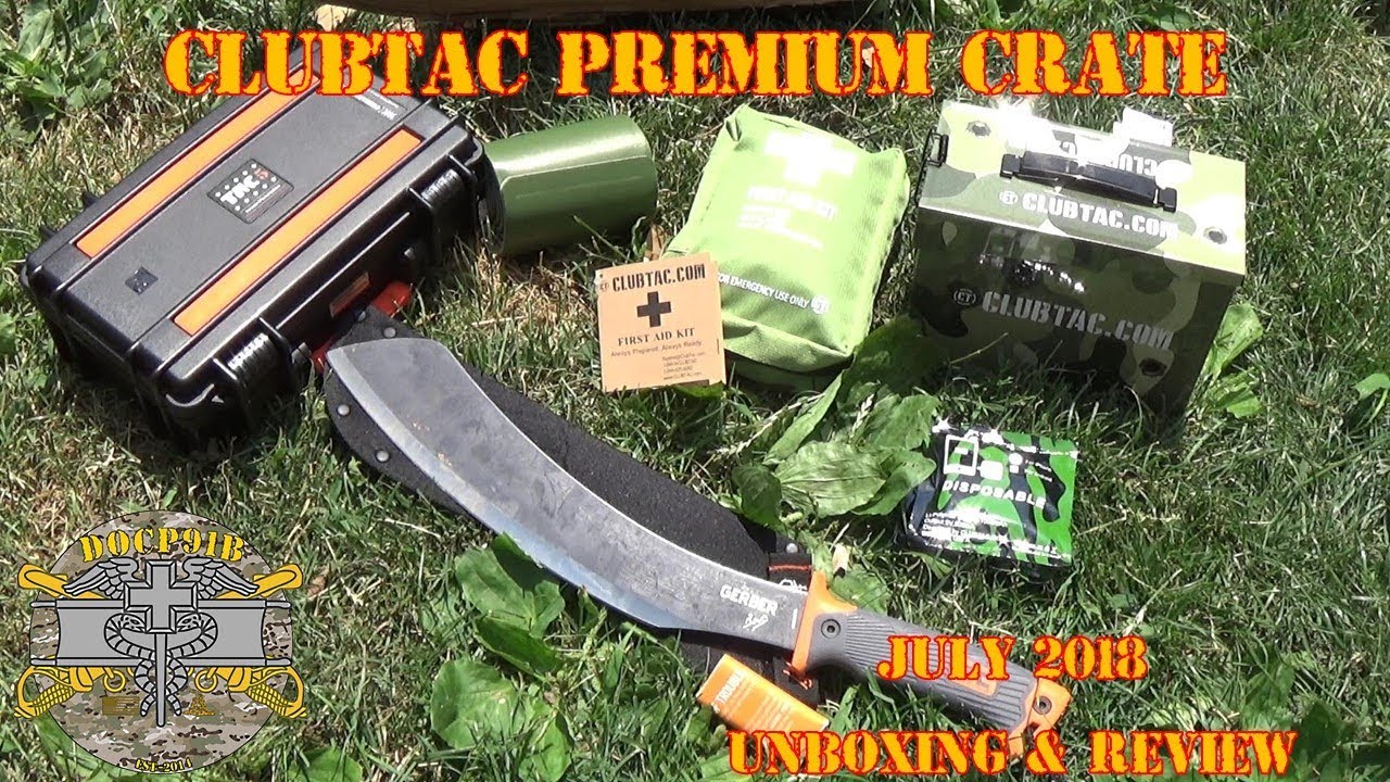 ClubTac July 2018 Premium Crate - Unboxing & Review
