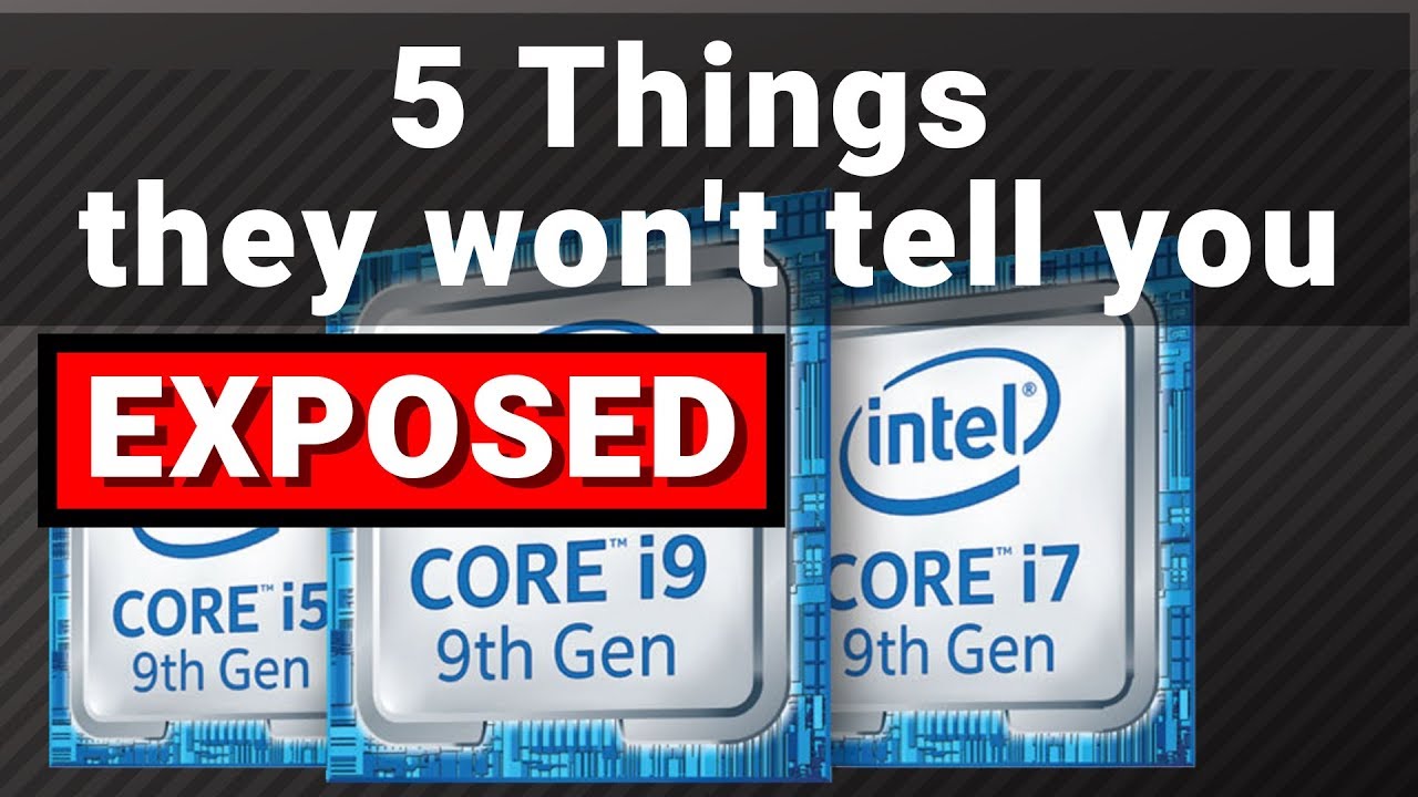 Intel 9th Generation Processors | Why you should not buy this 🚫
