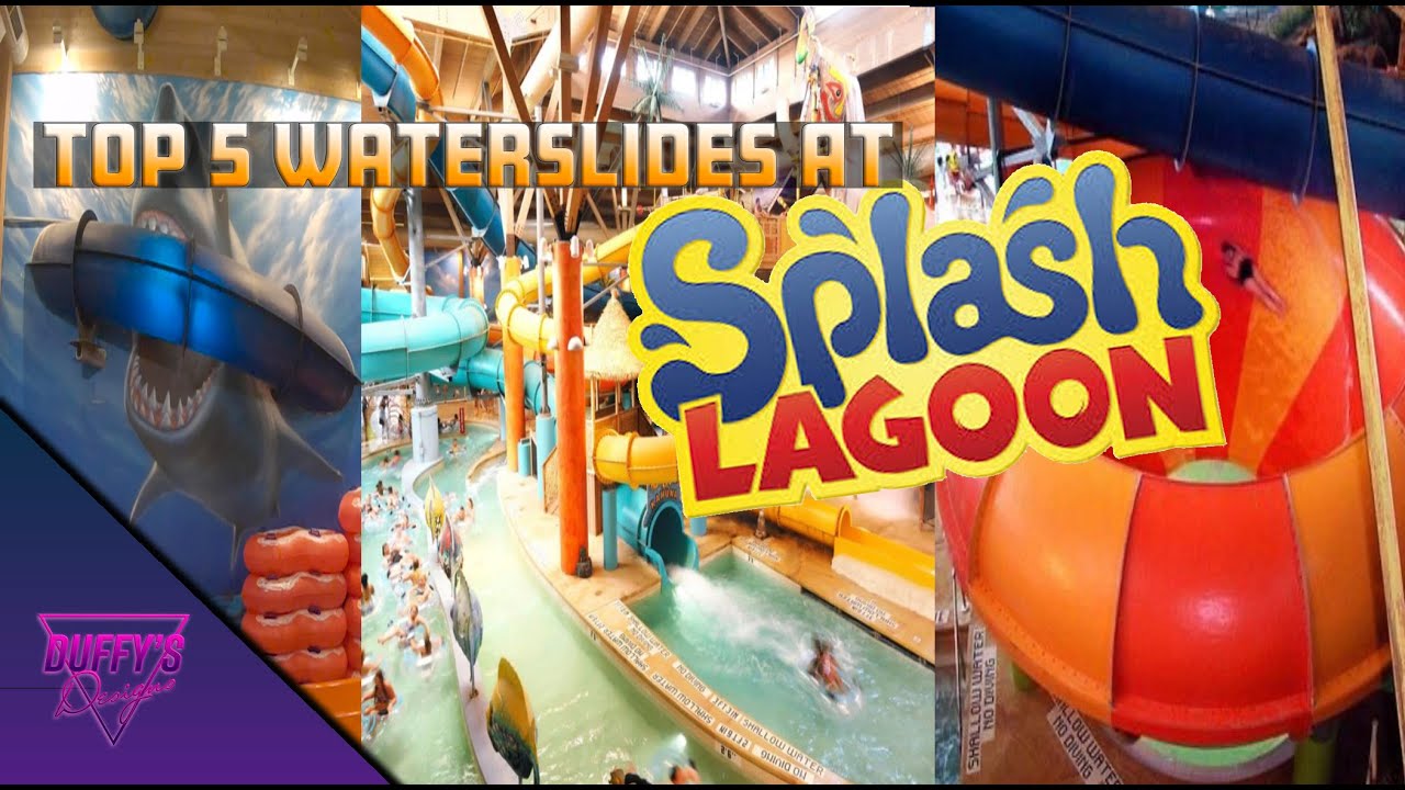 5 ЛУЧШИХ водных горок в Splash Lagoon 2019