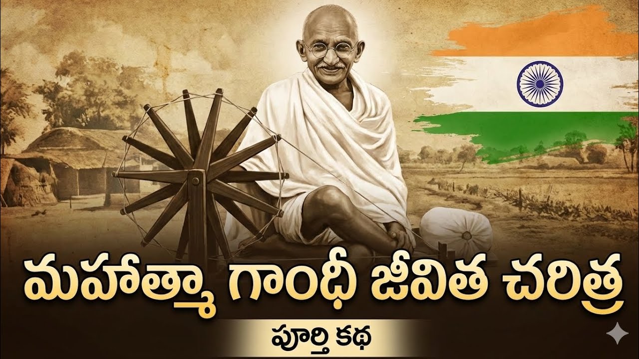 Mahatma Gandhi biography Telugu #mahatmagandhi #biography #telugulifehistory 