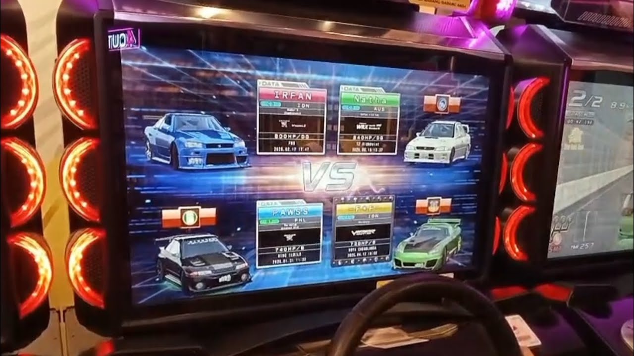 (GTR R34 vs GTR R32 vs Viper vs WRX) Wangan Midnight Maximum Tune 6RR 