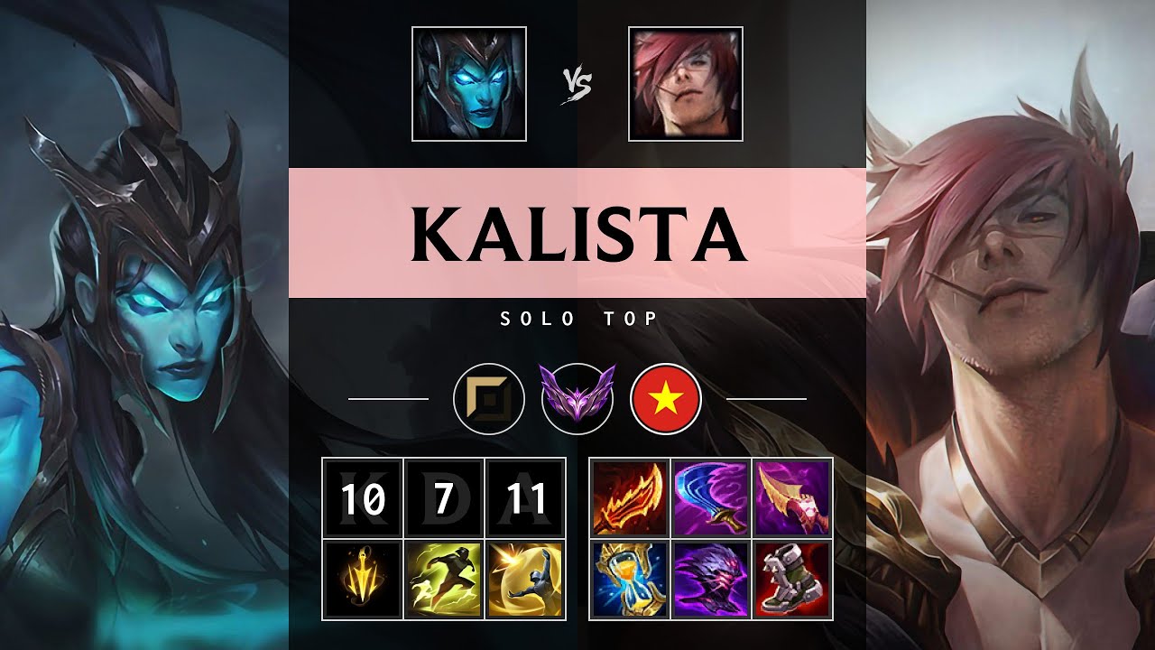 Kalista Top vs Sett - VN Master Patch 25.16