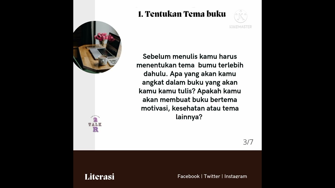 Tips Menulis Buku #literasi #tipsmenulis