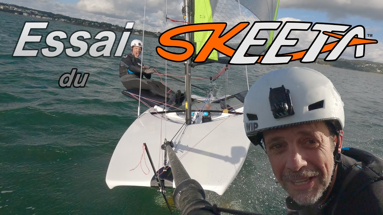 Essai du dériveur à Foils Skeeta - Evo Sailing