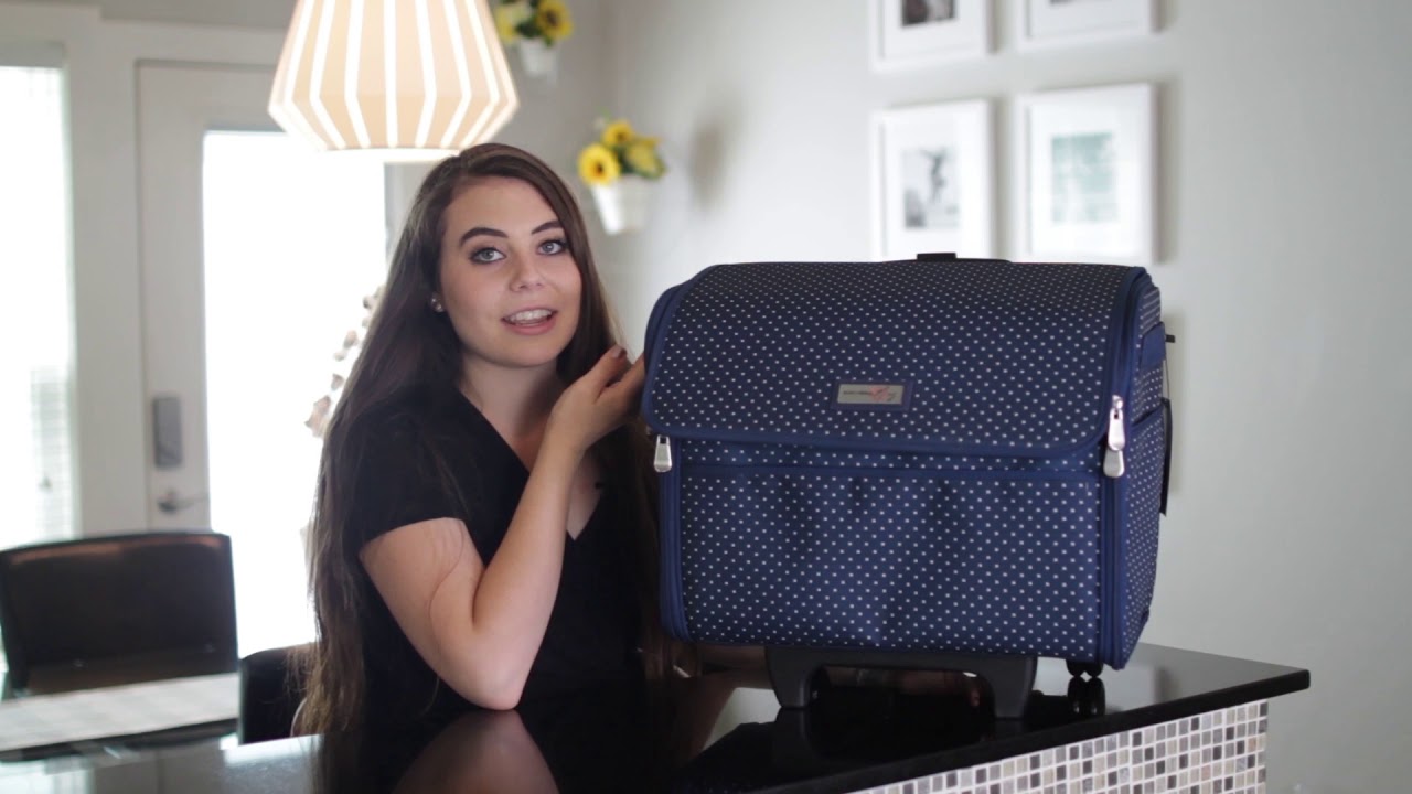 Everything Mary Collapsible Rolling Sewing Machine Tote