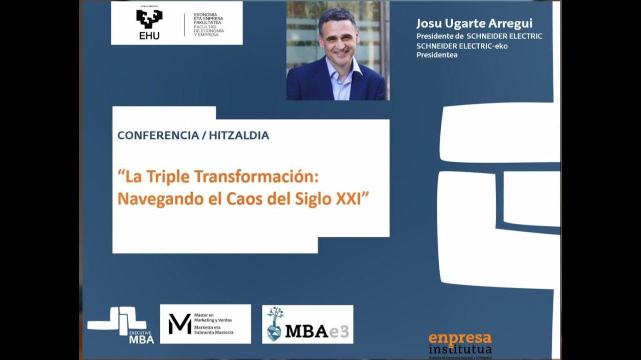 Conferencia Josu Ugarte. 