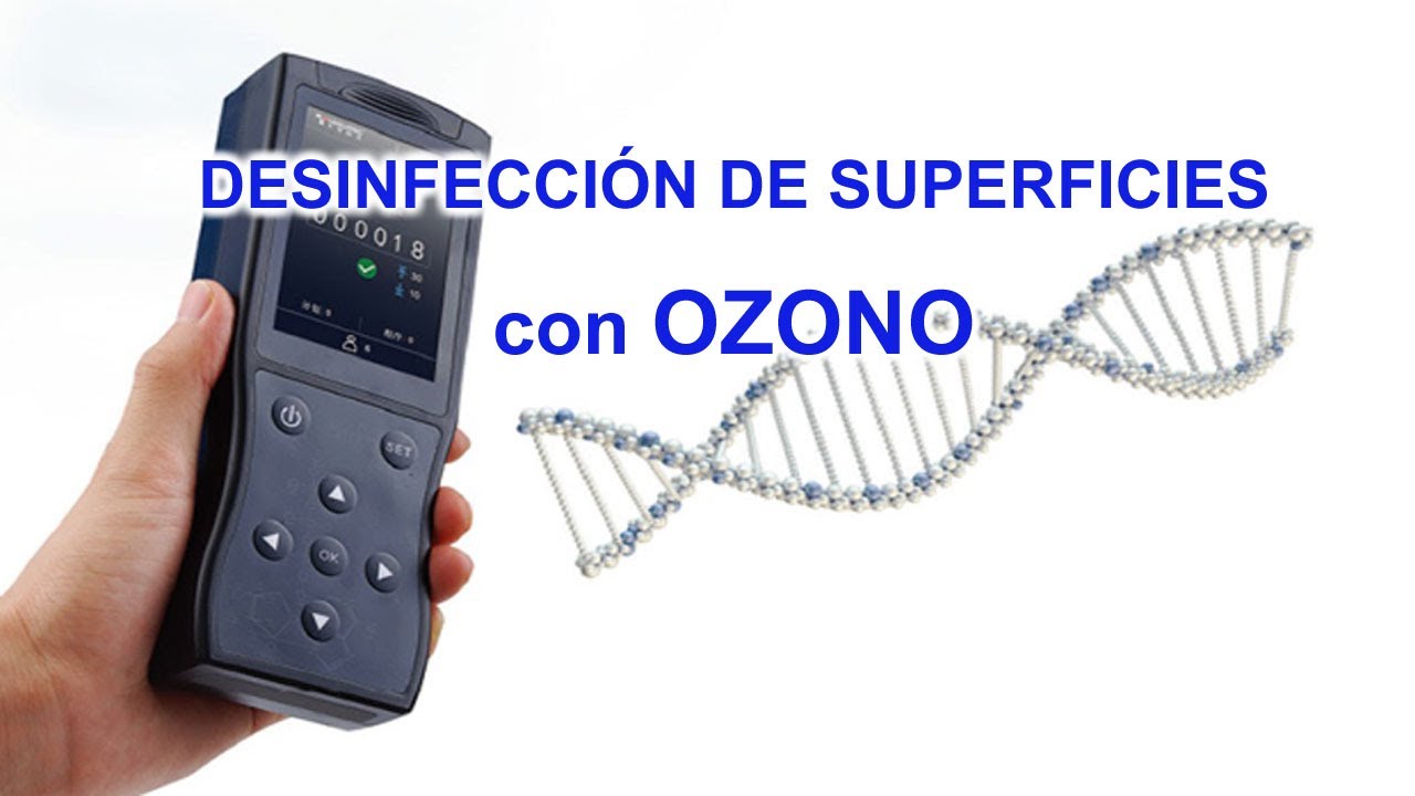 Desinfección de superficies con Ozono - Prueba con un celular/móvil